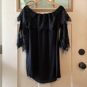 Shyanne Lace Trim Dress